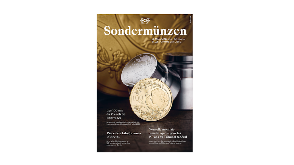 Swissmint Couverture du magazine "Sondermünze" 2/24 Teaser
