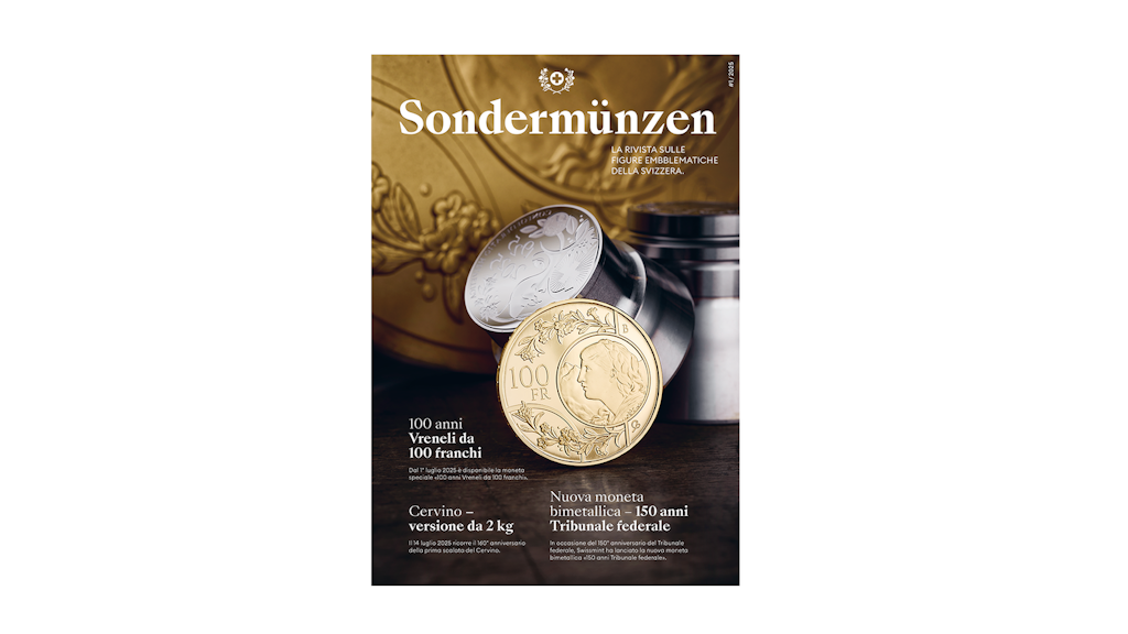 Swissmint Copertina della rivista "Sondermünze" 2/24 Teaser
