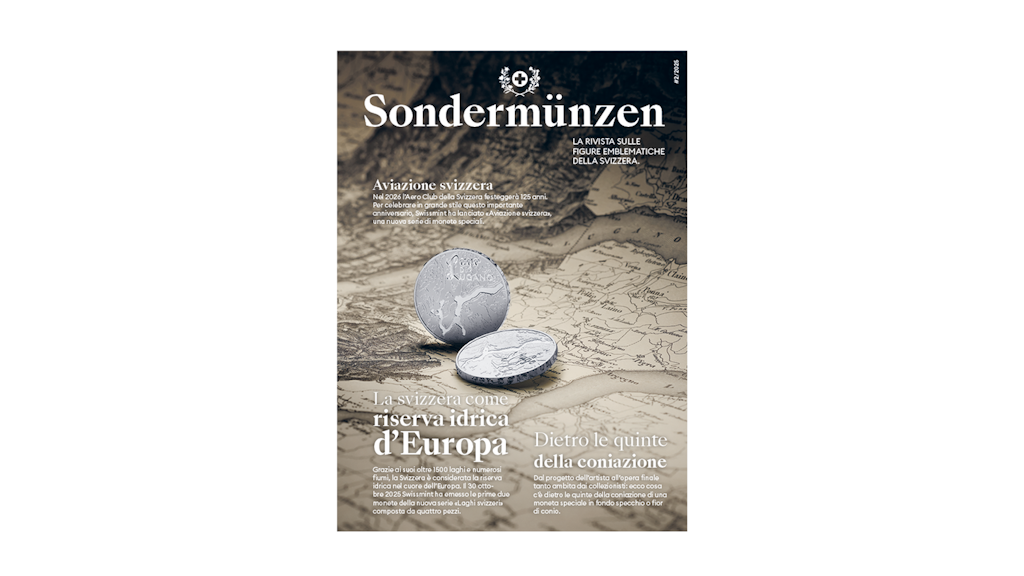 Swissmint Copertina della rivista "Sondermünze" 2/25 Teaser