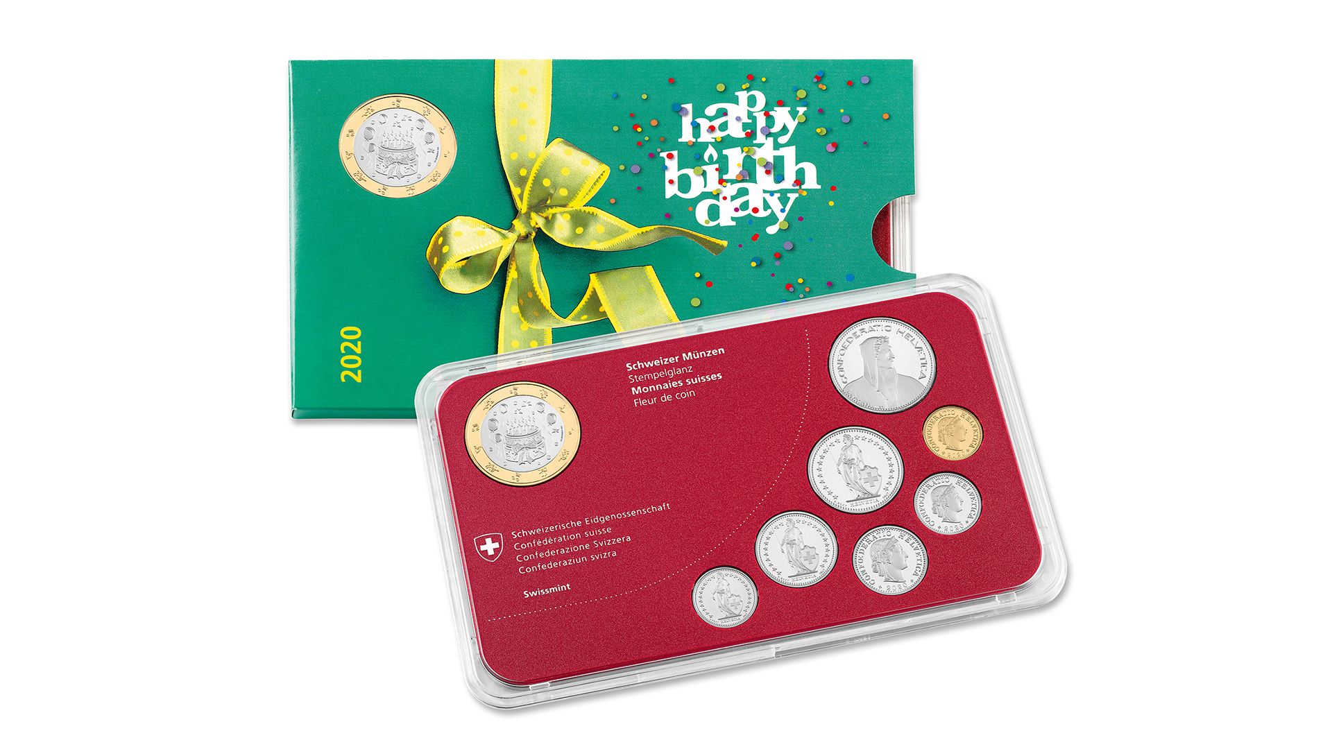 Münzsatz «Geburtstag» 2020, Stempelglanz
