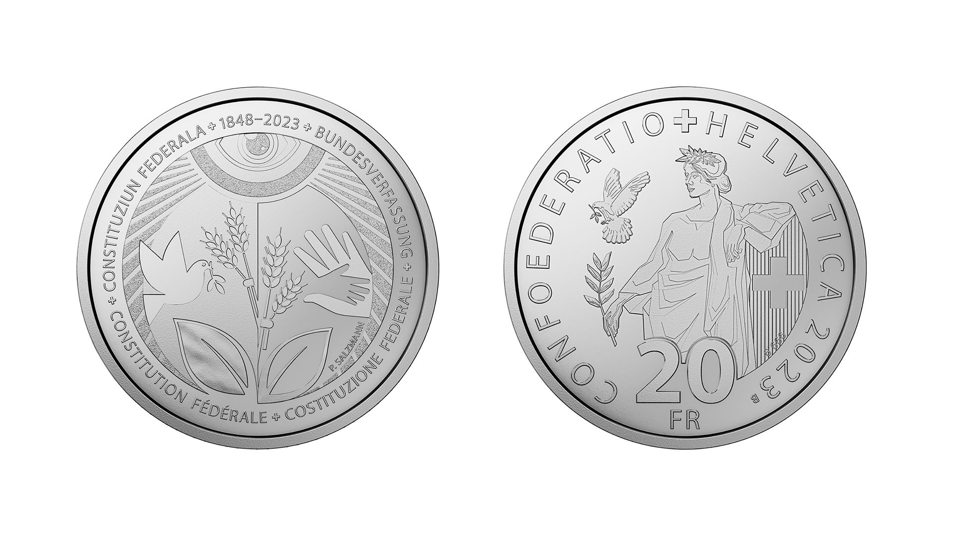 Bundeverfassung Silber