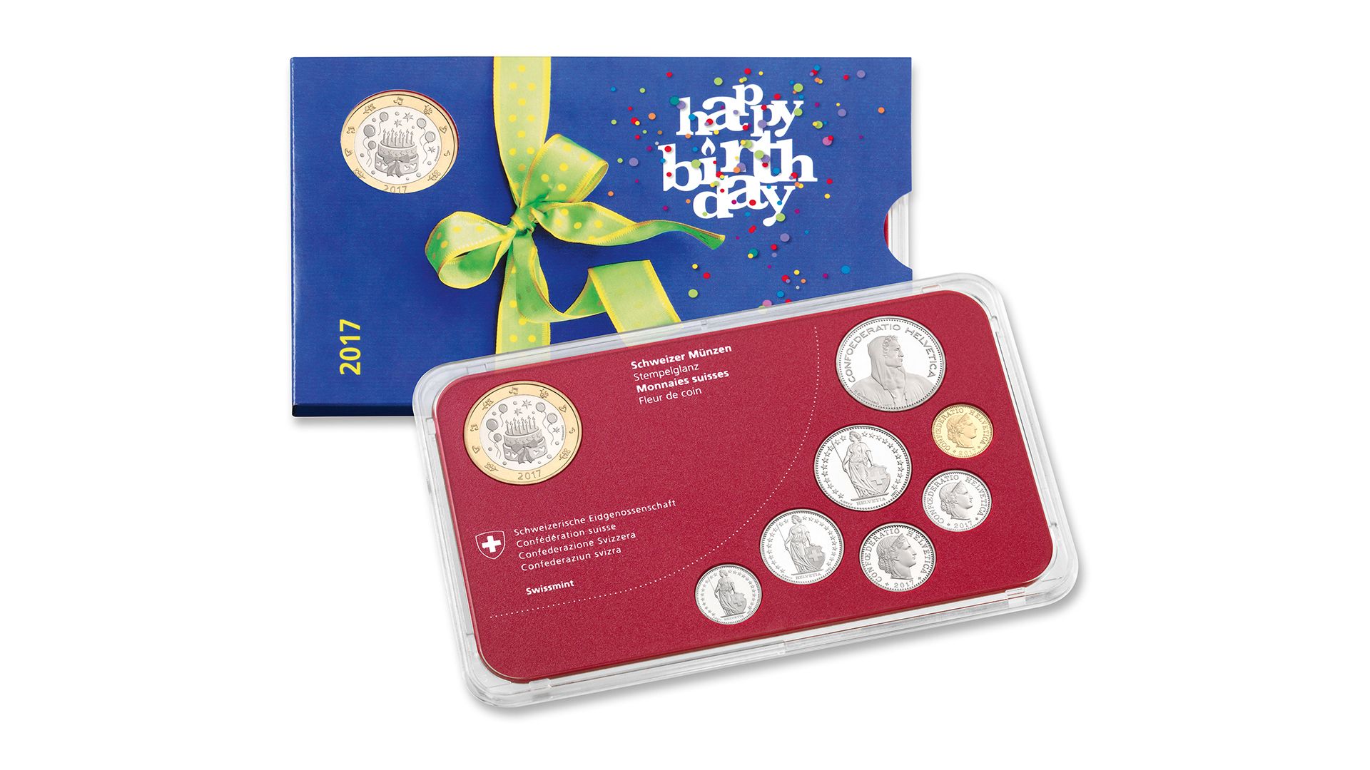 Münzsatz «Geburtstag» 2017, Stempelglanz