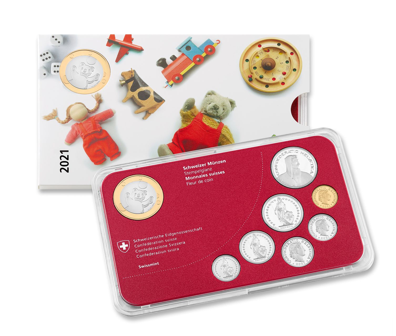 Münzsatz «Baby» 2021, Stempelglanz