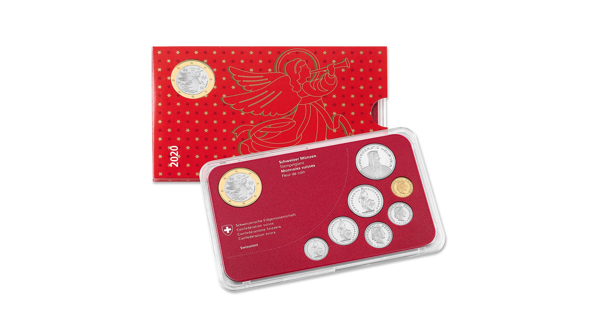 Münzsatz «Weihnachten», Stempelglanz