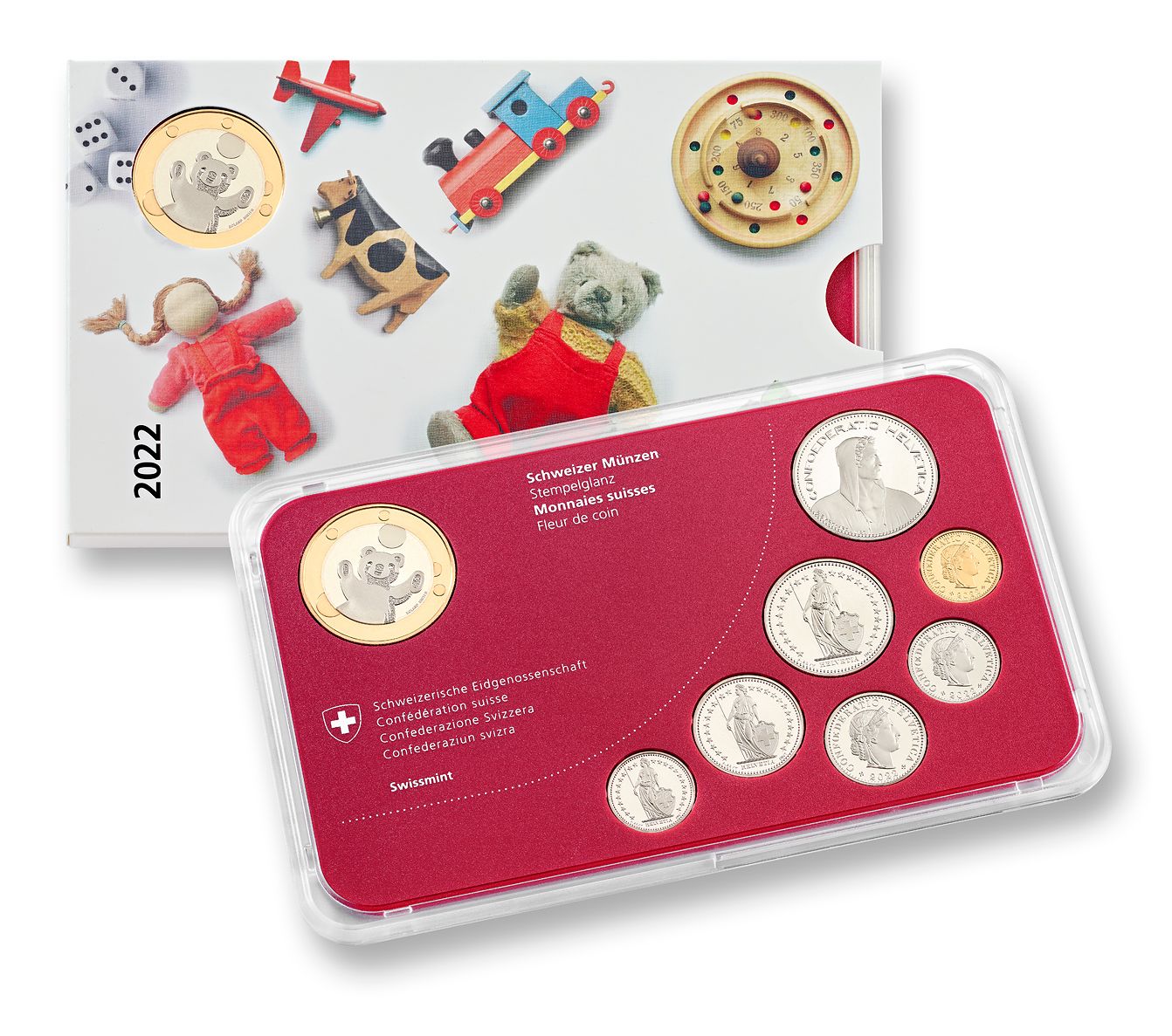 Münzsatz «Baby» 2022, Stempelglanz
