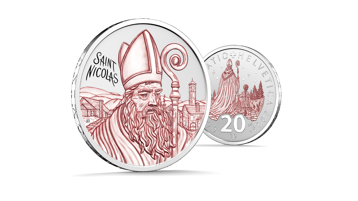 Silbermünze «Sankt Nikolaus»