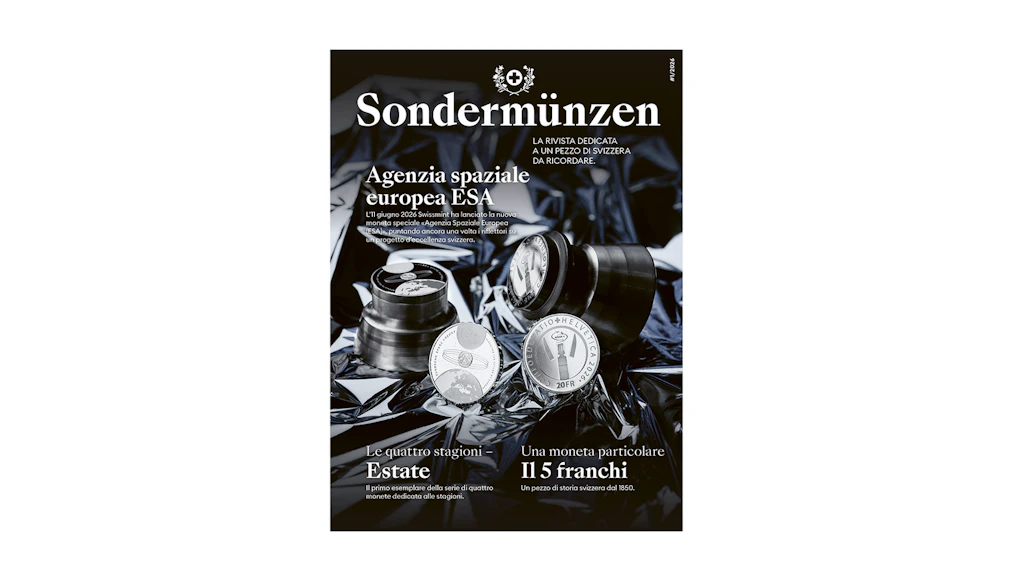 Swissmint Copertina della rivista "Sondermünze" 1/26 Teaser